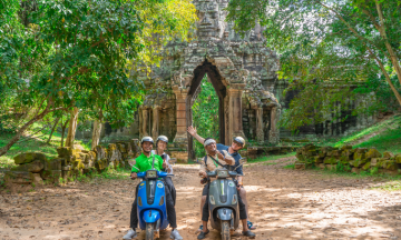 Angkor Wat Temple Vespa Tour Cambodia