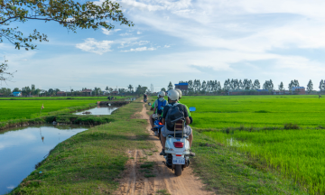 Siem Reap Countryside Sunset Vespa Tour Cambodia